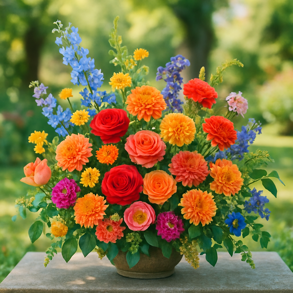 A beautiful flower arrangement